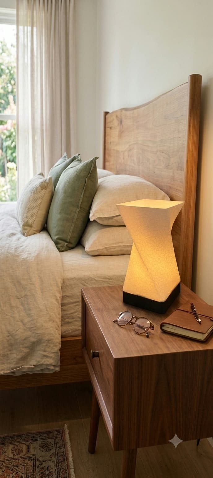 Sculptural lamps for calmer evenings